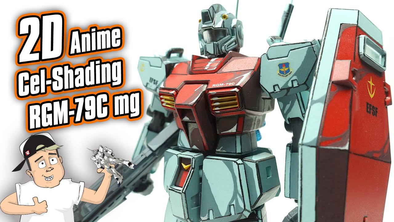 2D Cel-Shading Anime ทาสีตามการ์ตูน