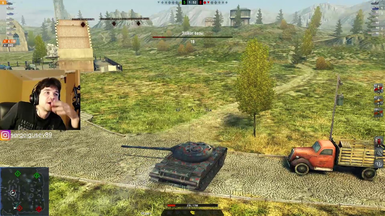 WoT Blitz - КАК правильно ТАЩИТЬ.Невозможный танковый БОЙ на Т-54 - World of Tanks Blitz (WoTB)