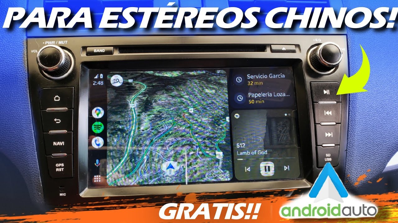 ¿CÓMO INSTALAR ANDROID AUTO EN ESTEREO CHINO? | HEADUNIT RELOADED EMULATOR APP 🔥