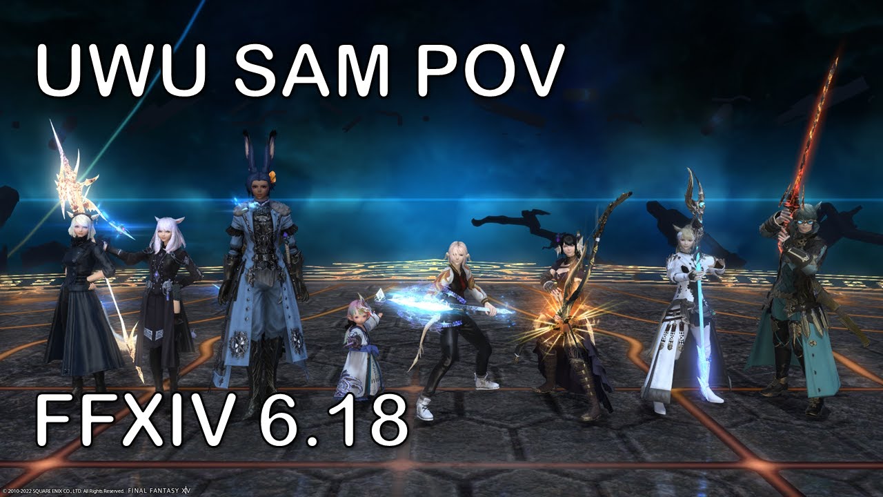 FFXIV - The Weapon's Refrain (Ultimate) - SAM POV (UWU, LPDU, Endwalker Patch 6.18, 1857.3 rDPS)