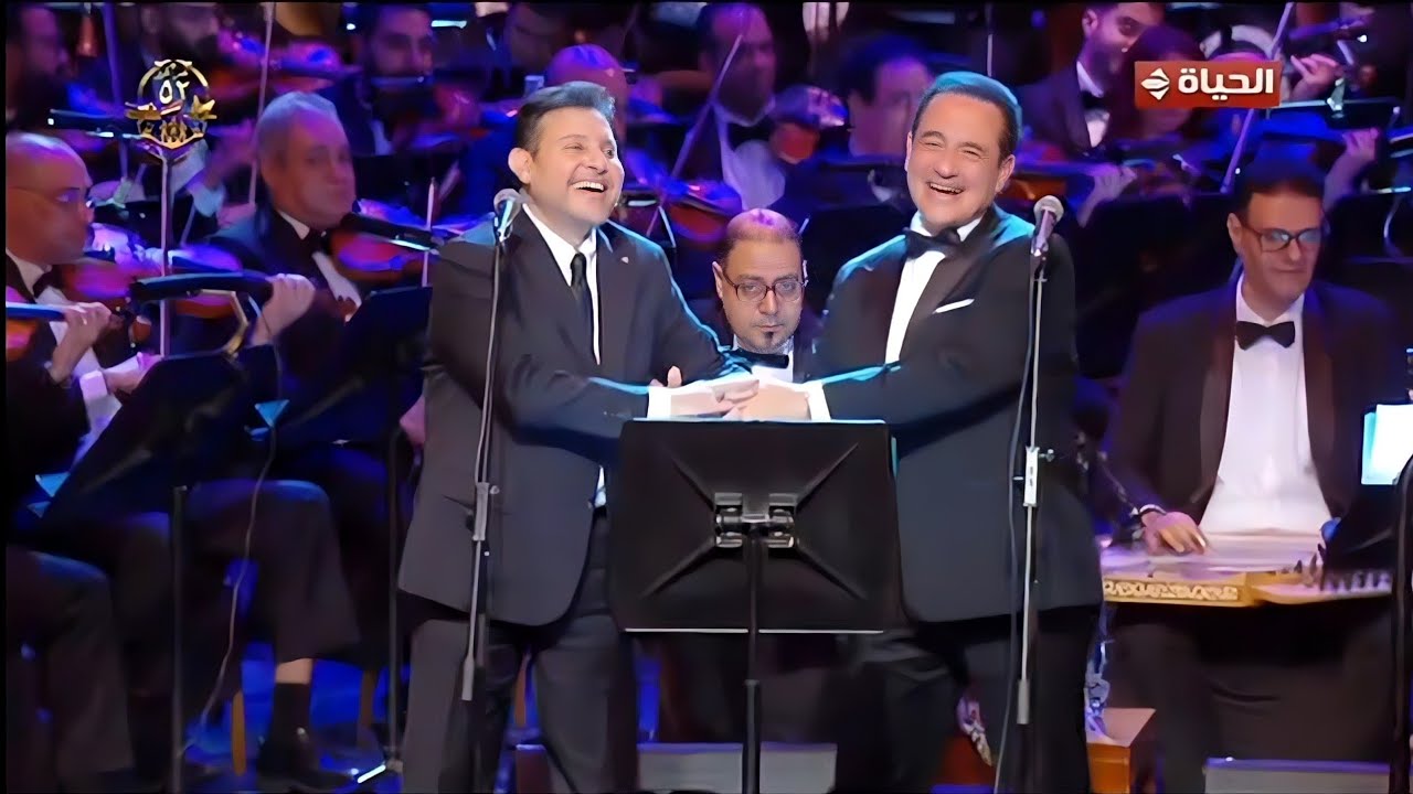 هاني شاكر و محمد ثروت - ان كان على القلب مالوش غيرك - بلدي يا بلدي - احتفالية نصر أكتوبر دار الأوبرا