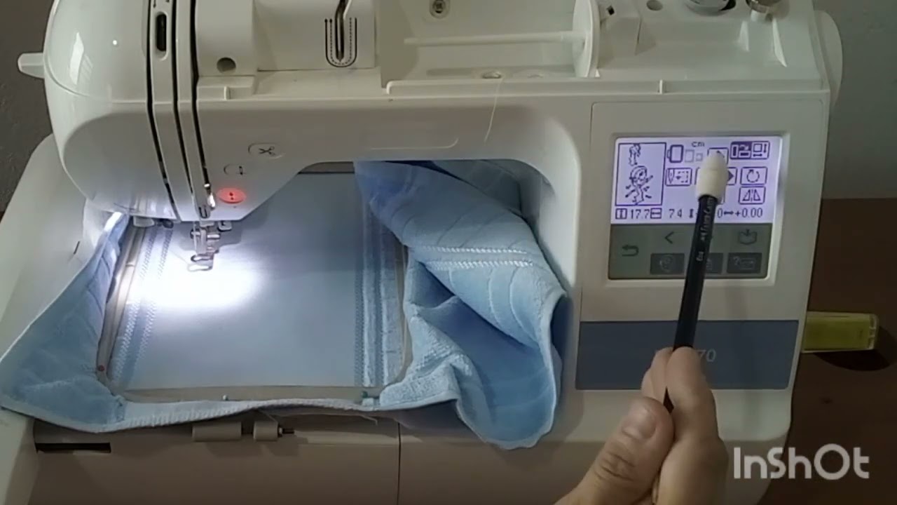 Bordando na Bordadeira PE 770