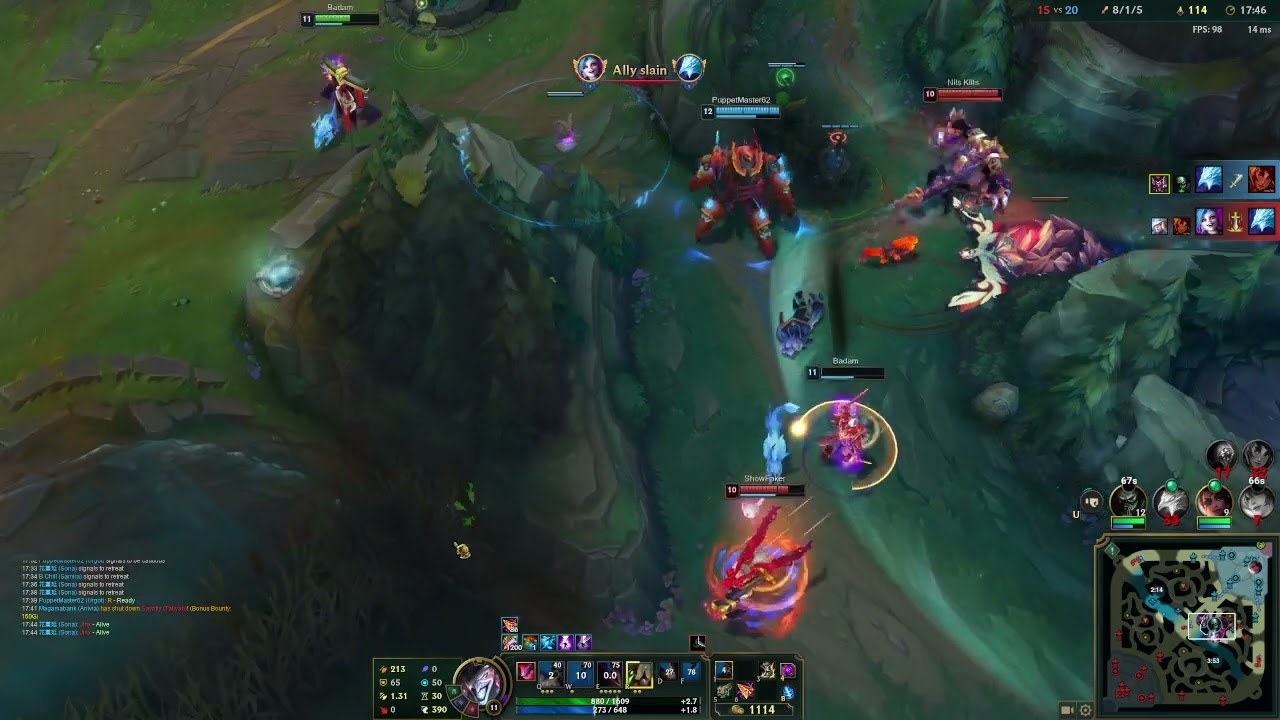 Some clean Shaco Teamfighting
