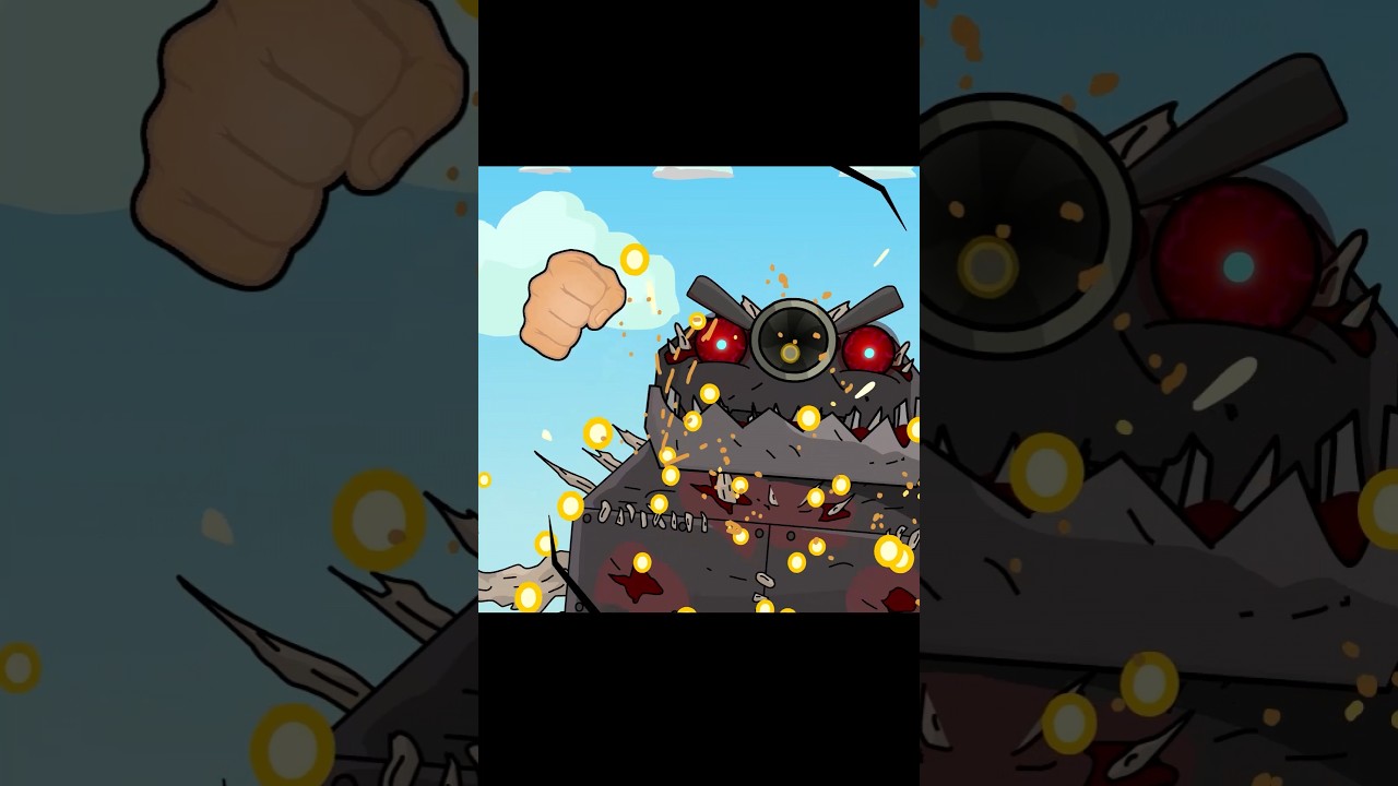Ратте Паразит vs Робо-Сталин #shorts #homeanimations #funny #мультик #tank #śmieszne