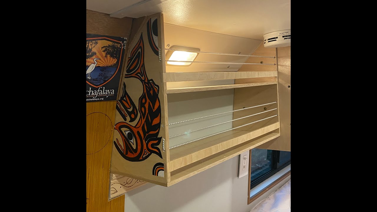 Building Camper Van Storage Shelves