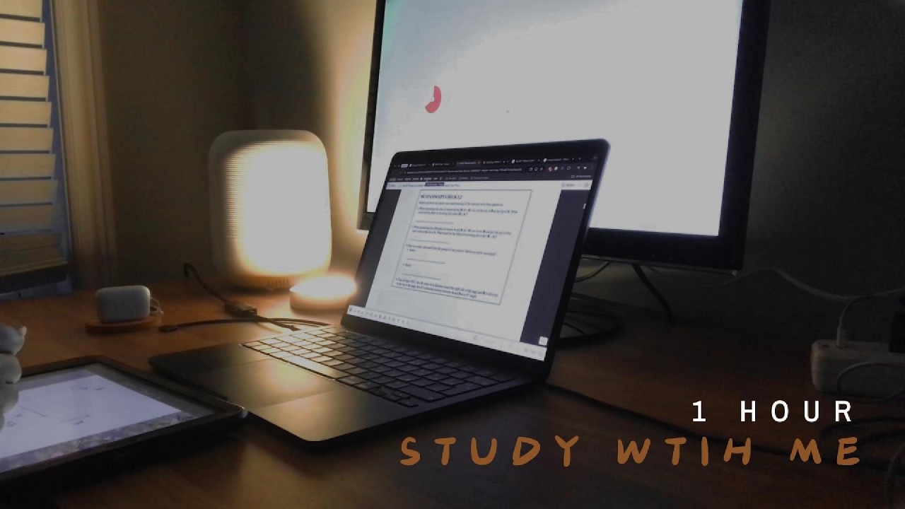 Study with me | 1 hour | Early Morning | Music