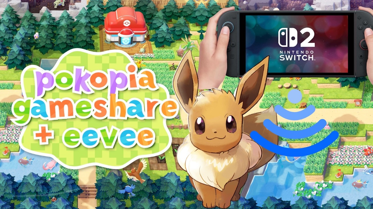 Где найти Иви и как использовать функцию обмена играми с Nintendo Switch в Pokemon Pokopia ✨ | Со...