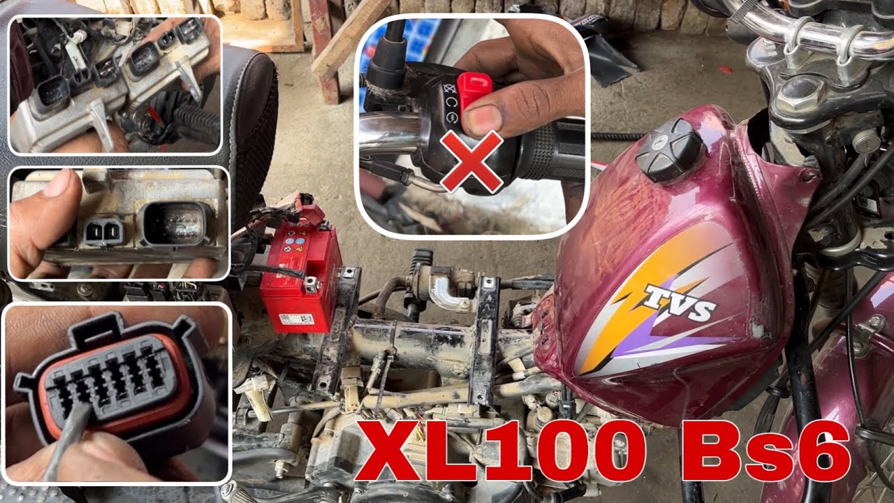XL100 heavy duty Bs6 selfe start not working/self start chalu kase kare Dekhiye