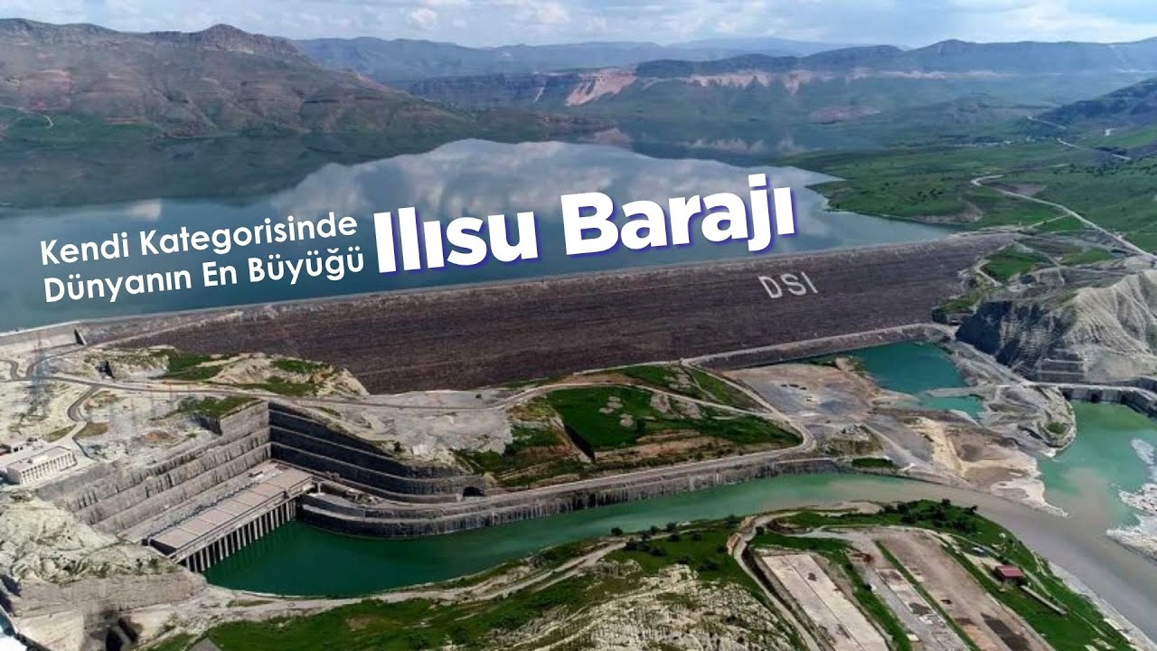 DSİ'nin Dicle Nehri üzerine inşa ettiği ve kendi kategorisinde dünyanın en büyüğü Ilısu Barajı...