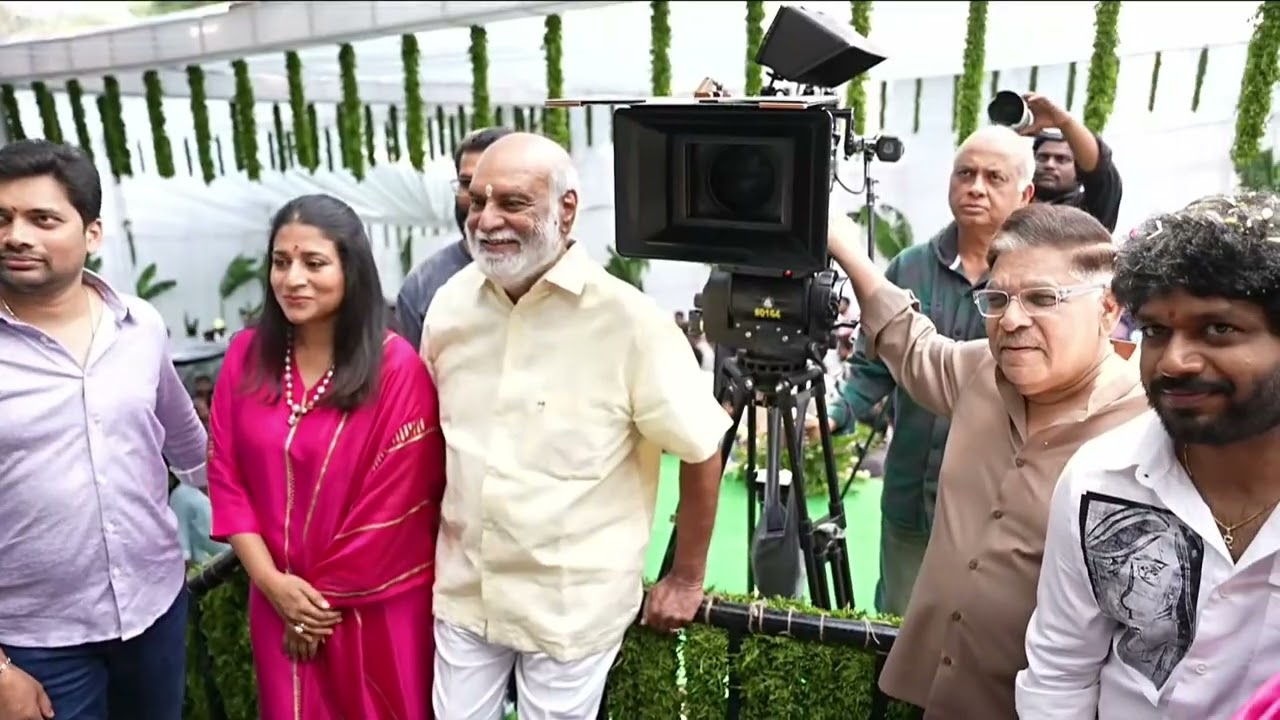 Megastar Chiranjeevi & Victory Venkatesh At #MEGA157 Pooja Ceremony | Anil Ravipudi | YouWe Media