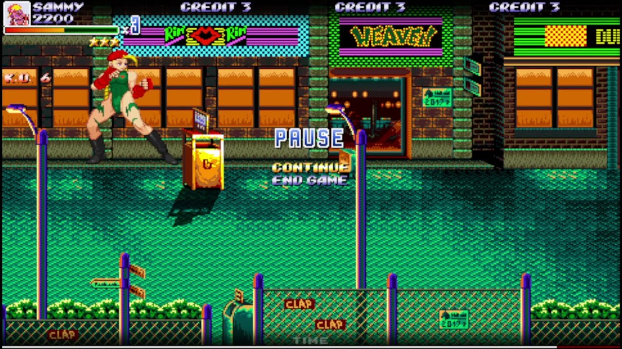 Streets of Rage 2X Street Fighter Edition V2 (OpenBoR) Gameplay with Cammy White (alpha test)