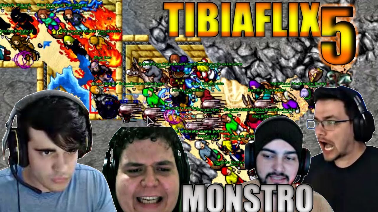 A INVASÃO DE MACABRA - O.S DDD O MONSTRO VS NATTANK DE DIBRA#TibiaFlix 5 #TibiaClips