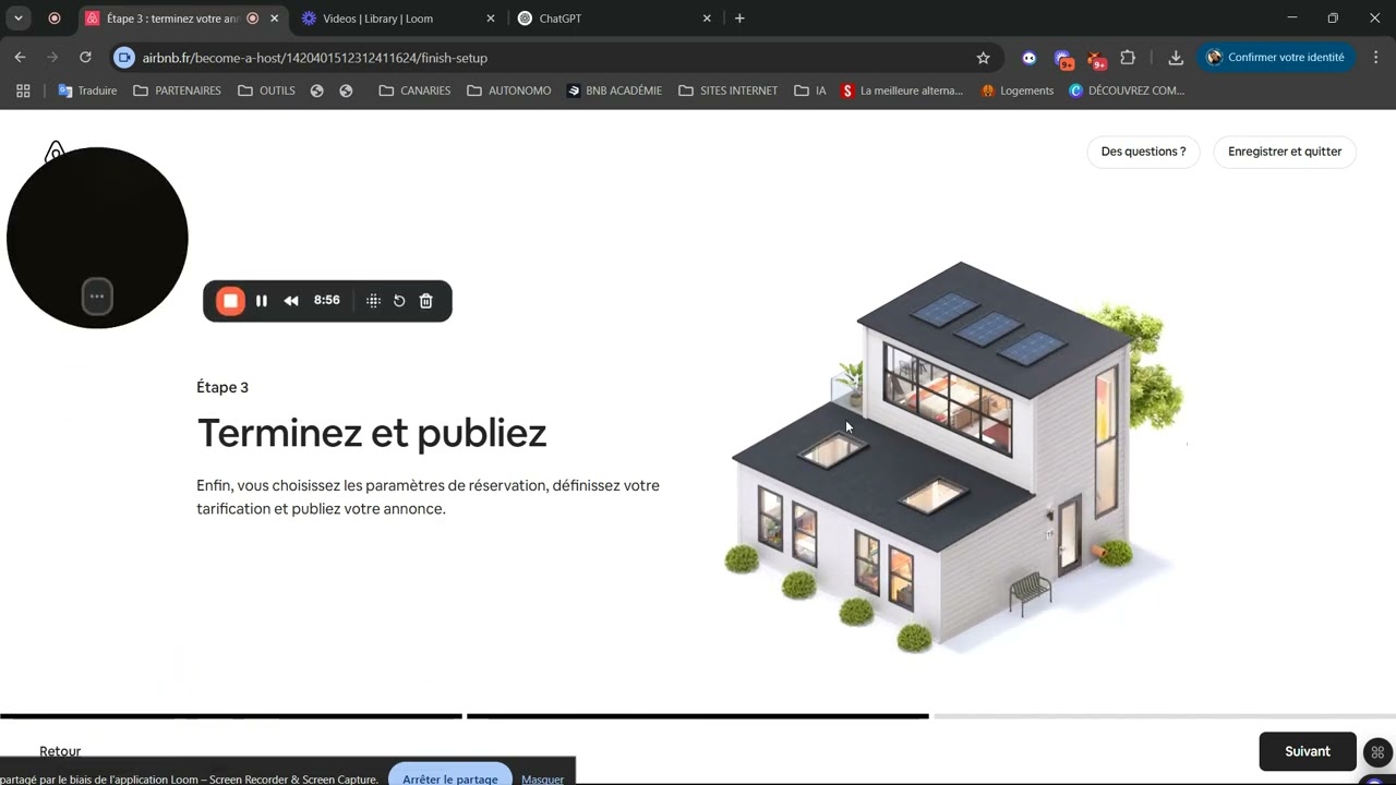 1 ére Annonce Airbnb en Conciergerie  - Partie 2