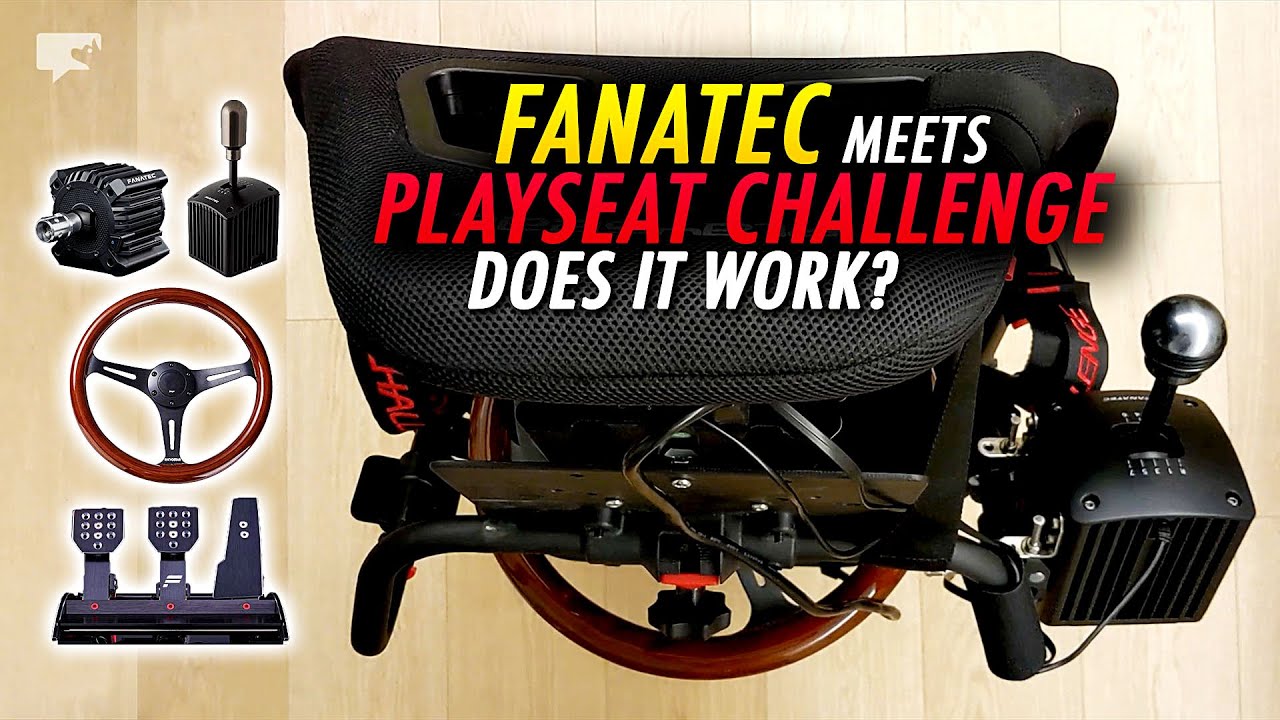 Playseat Challenge: Mounting Fanatec GT DD Pro, ClubSport Pedals V3, Shifter SQ & 14