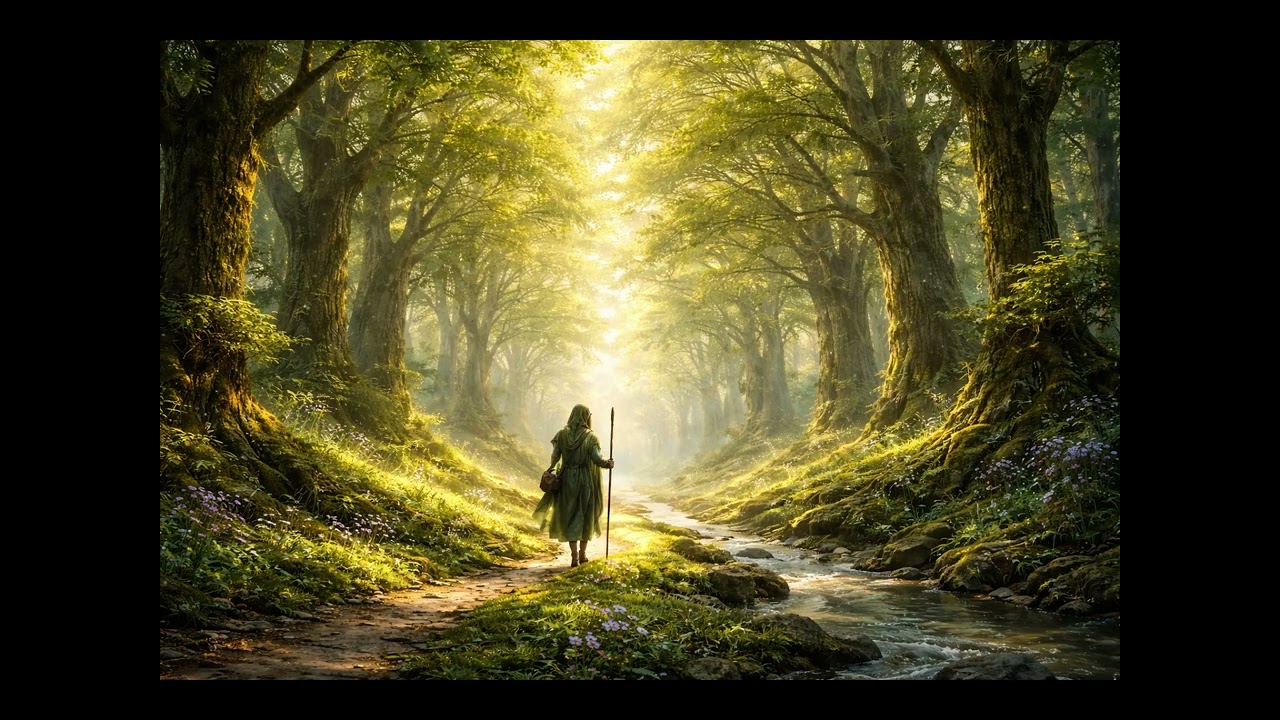 Sacred Grove of the Wood Elves 🌿 Medieval Fantasy Ambienc