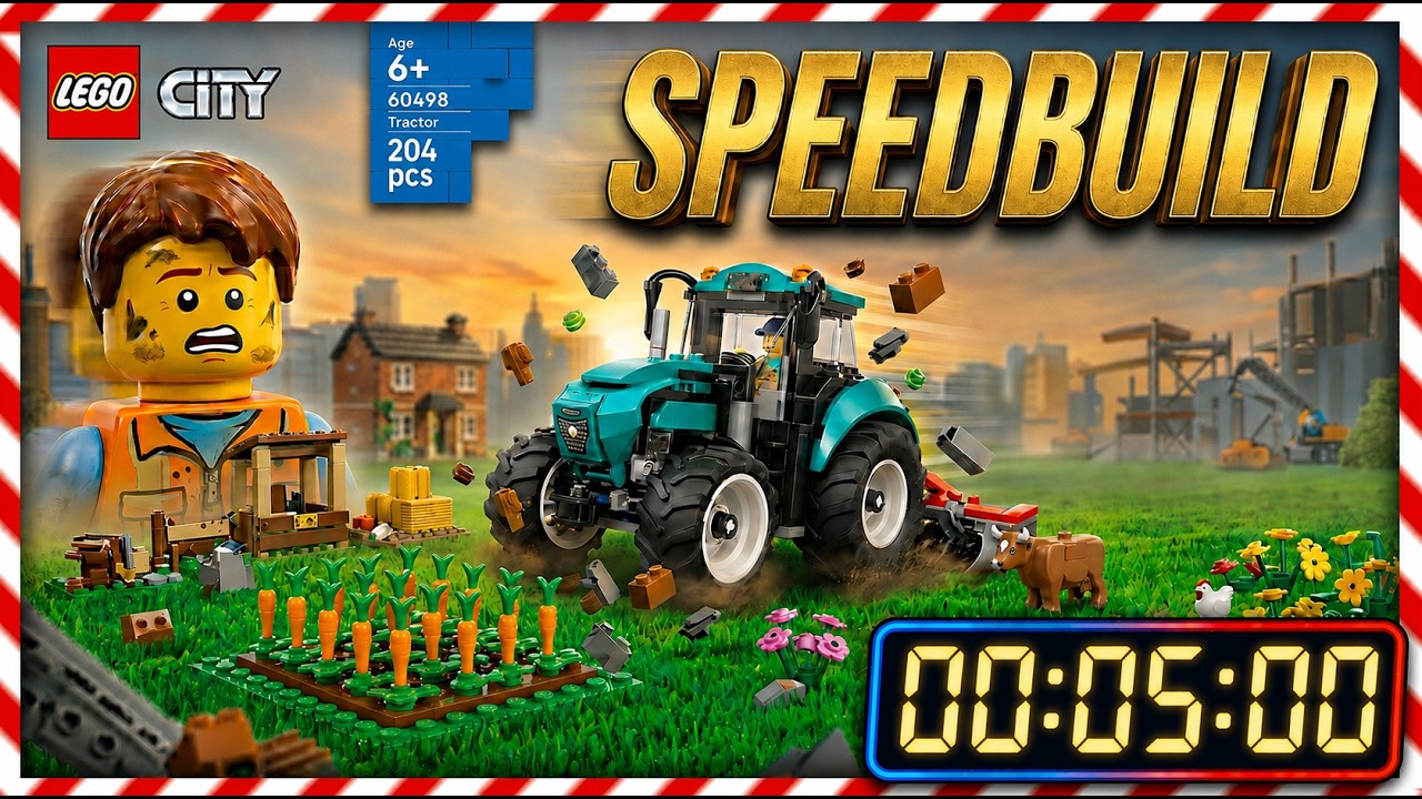 LEGO City 60498 Tractor - Traktor / Speedbuilding