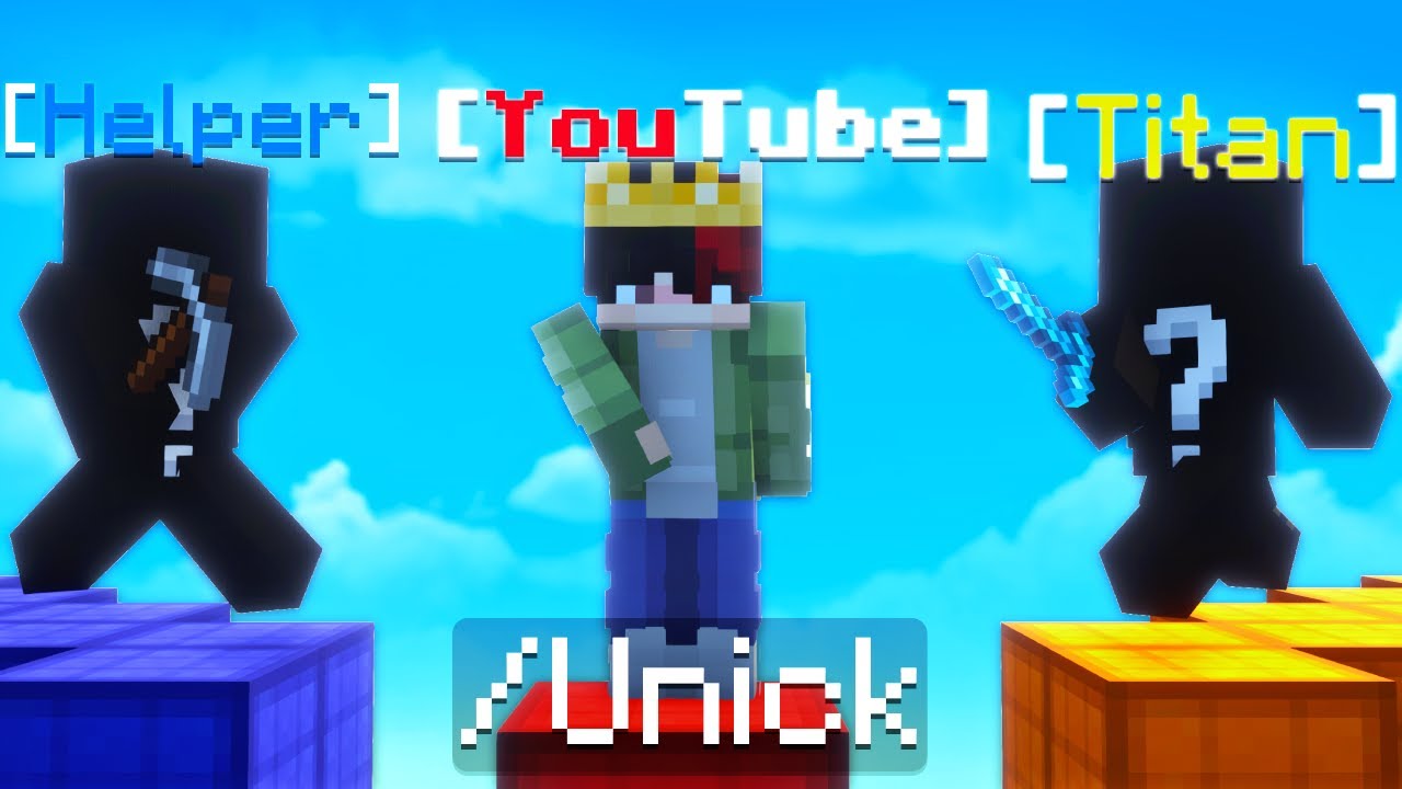 I Played Bedwars with a Titan and Staff Rank on PikaNetwork!