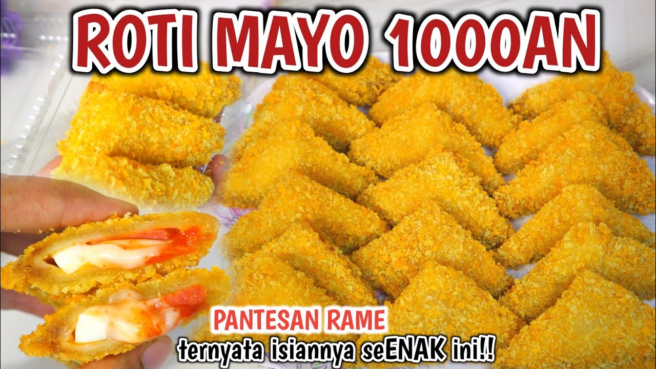 PANTESAN RAME TERNYATA SEENAK INI!! ROTI MAYO SUPER ENAK 1000AN LARIS MANIS DAN UNTUNG BANYAK