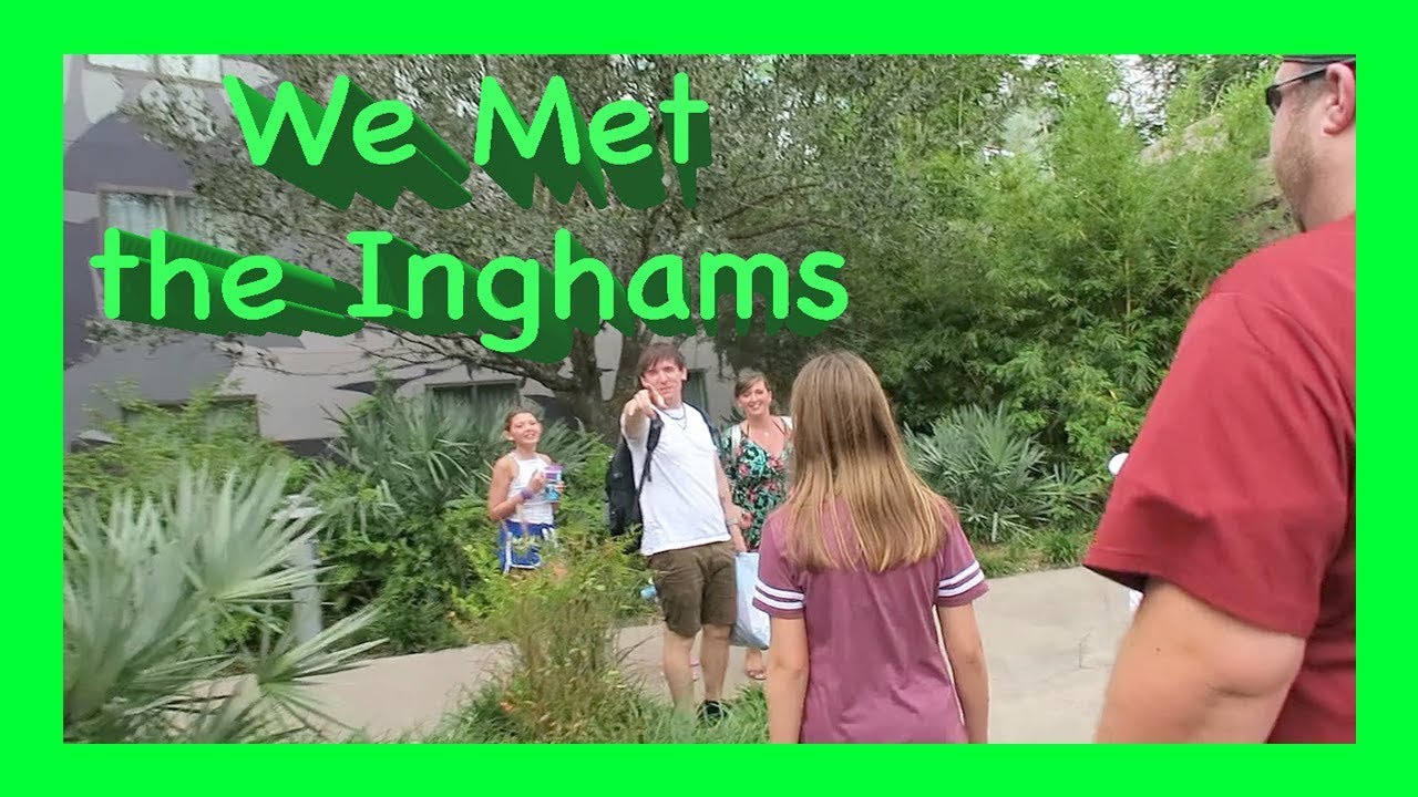 Family Disney Vlog!  Day 2!  We met the Ingham Family!