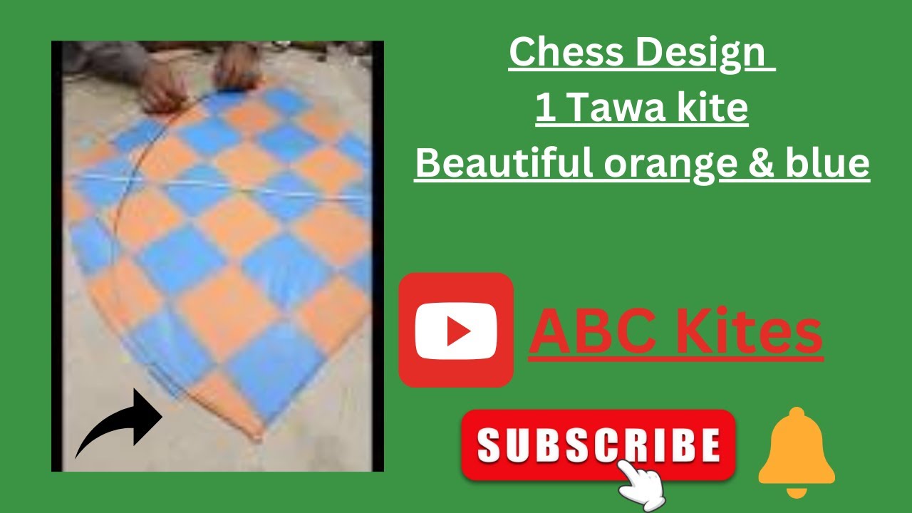 chess design making,  easy kite making, new design kite, Tawa kite making.