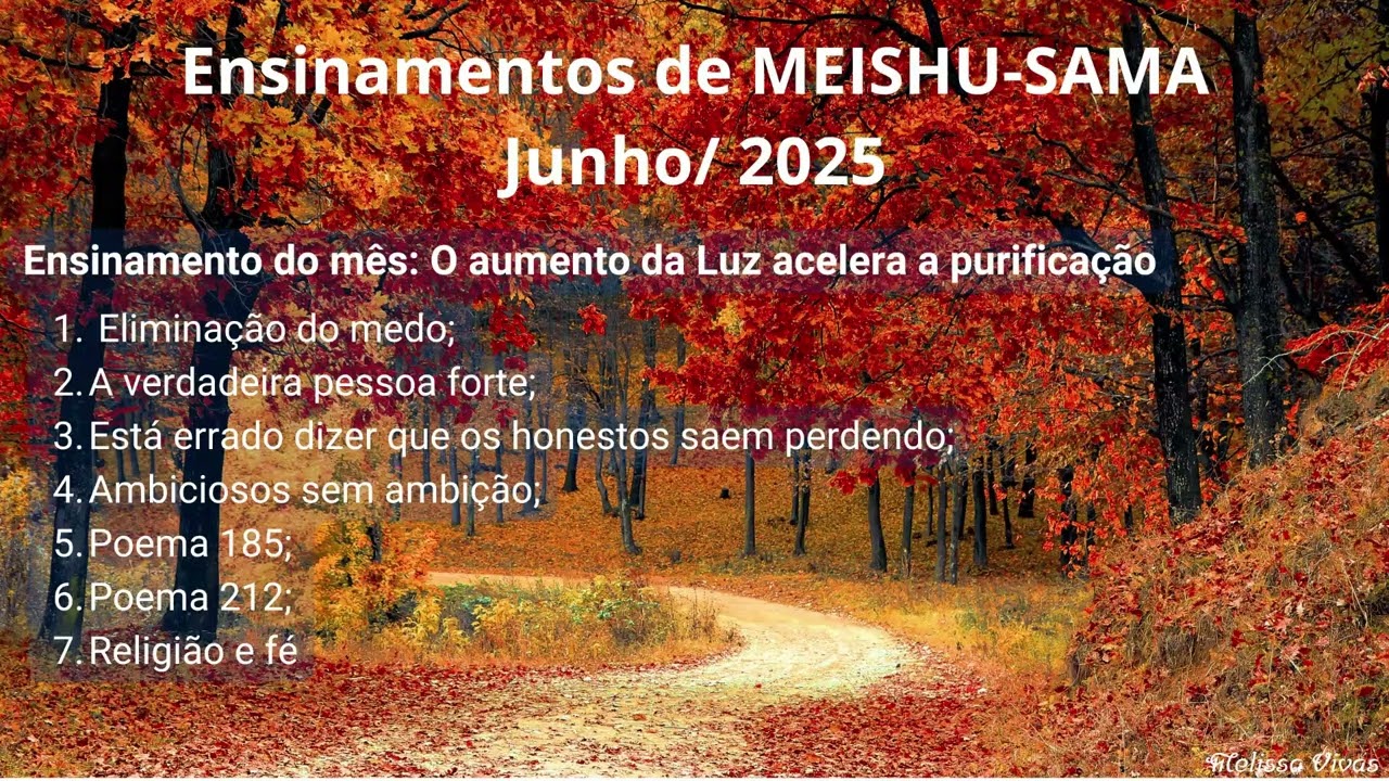 Áudio Ensinamentos de Meishu-Sama - Junho/ 2025