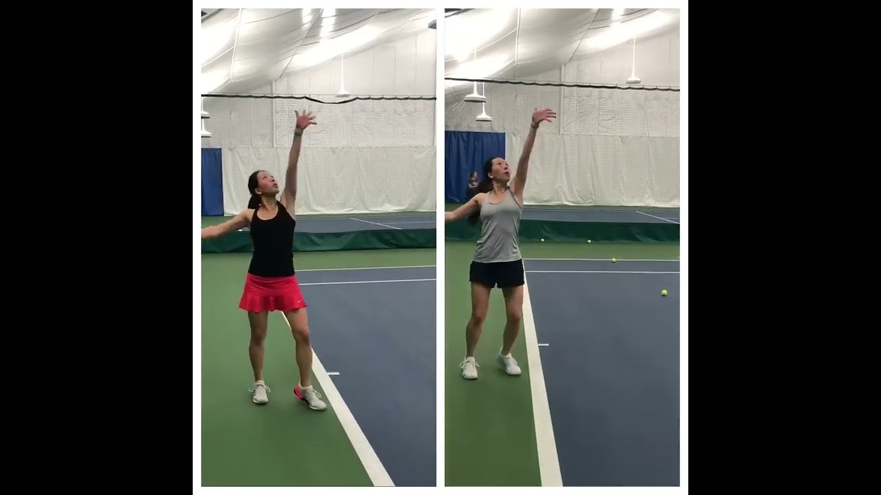 USTA 2.5 to 3.0 Women tennis serve progression after 6 months of focused practice