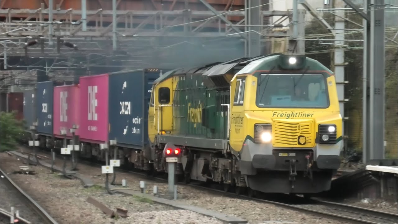 Trains at Stockport Station/ Birmingham New Street 2/4/24