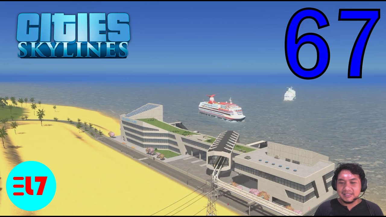 KAPAL PESIAR BERLABUH - CITIES SKYLINES INDONESIA #67 SEASON 4