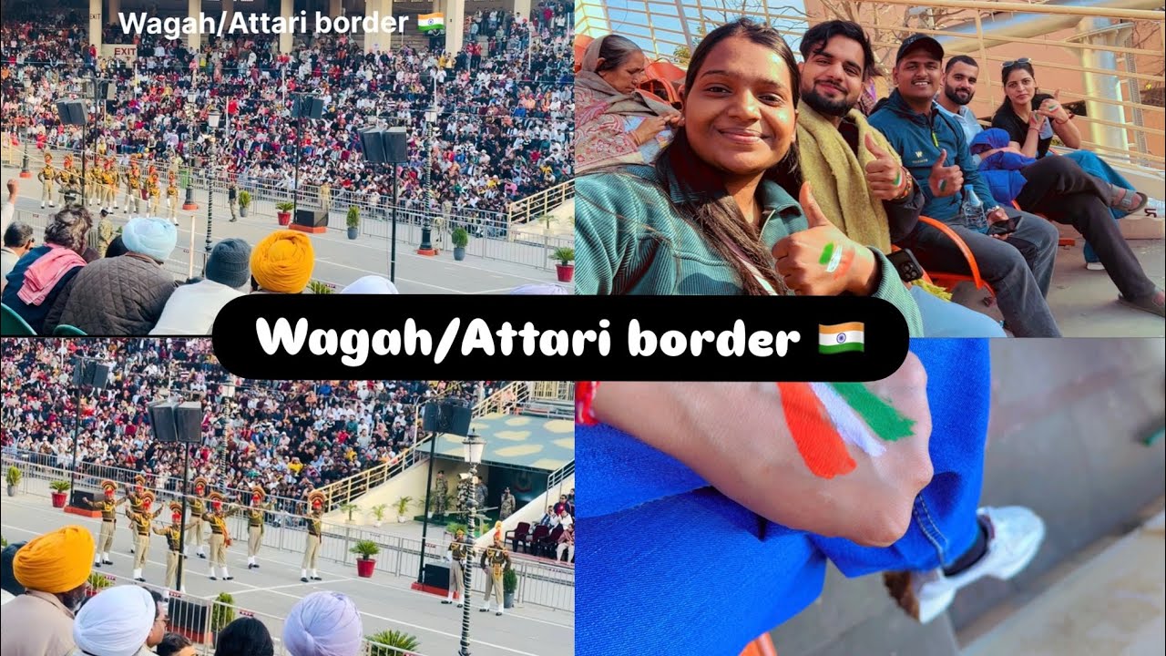 Kashmir trip vlog-2 🌺🍀🫶 // Wagah/Attari border🇮🇳