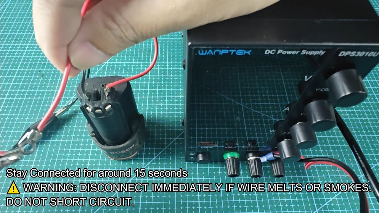 How To Reset Bosch 12V Battery