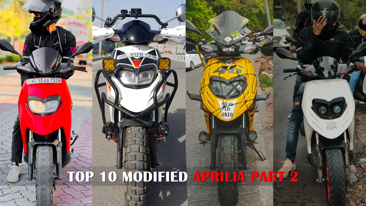 Part 2 Top 10 Modified Aprilia SR150 | Modified Aprilia