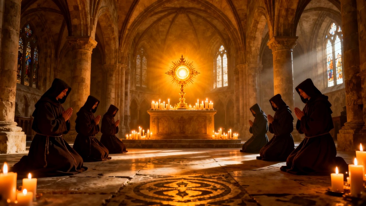 Gregorian Chant for Healing Deep Sleep & Sacred Night Prayer | Tranquil Holy Voices