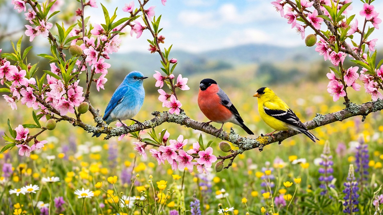 Gentle Piano & Bird Sounds – Clear Your Mind and Drift into Deep Sleep 🎶