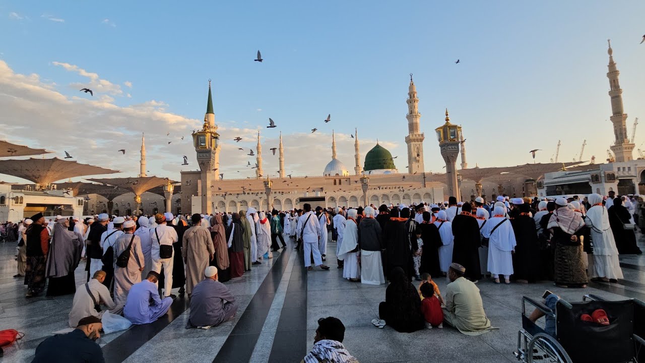 Madina Haram Sharif |18 October 2024 | Roza E Rasool ﷺ par Hazri | Madina Munawara | Makkah official