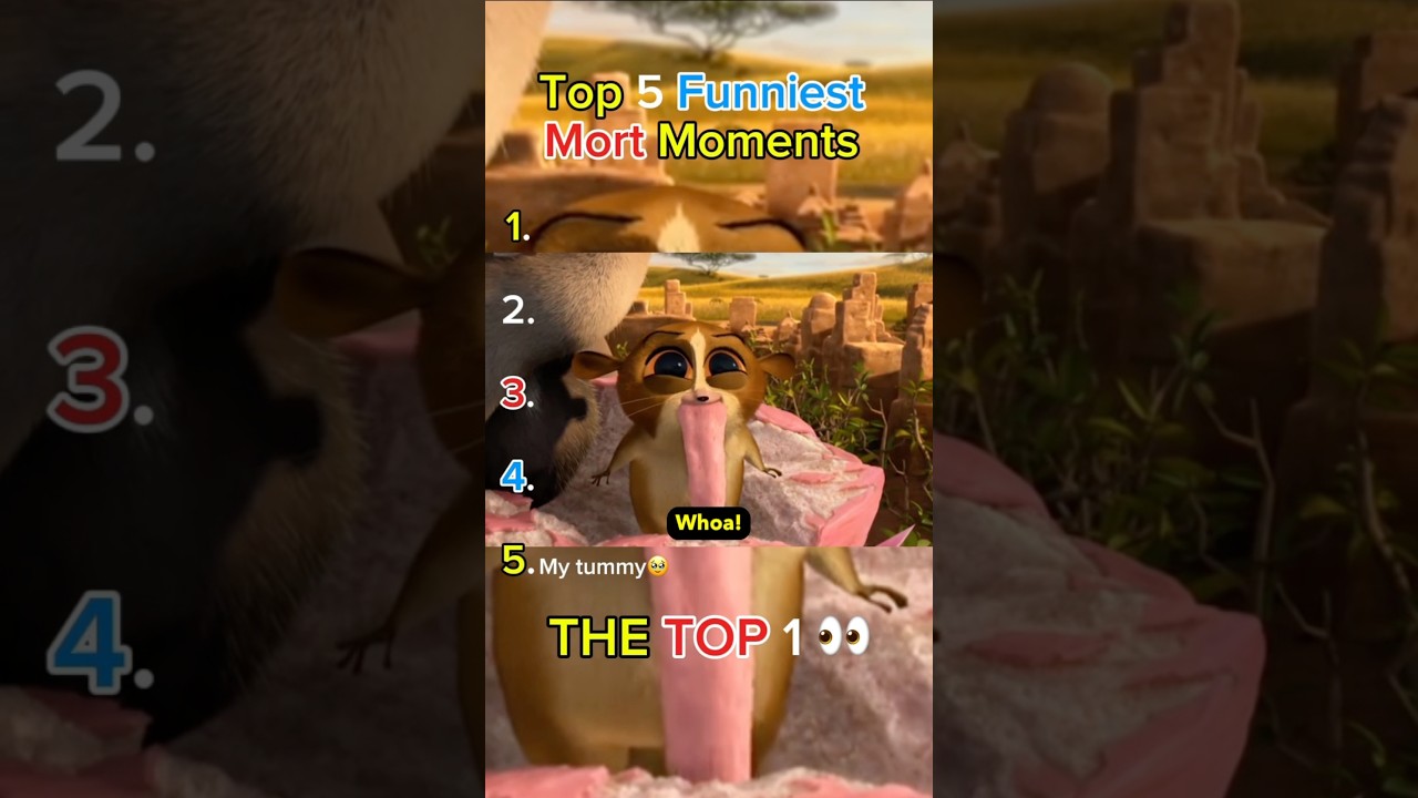 Top 5 Funniest Mort Moments 😂 | Madagascar&rsquo;s Cutest Chaos!