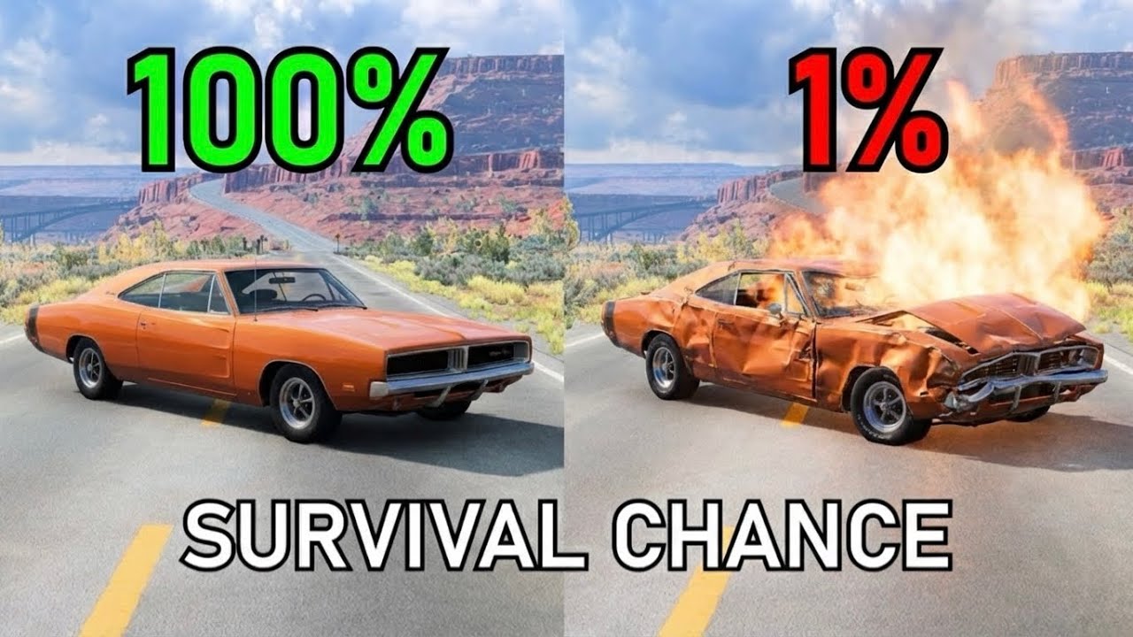 Realistic Survival Chance Crash Testing Ep.47 | BeamNG.drive