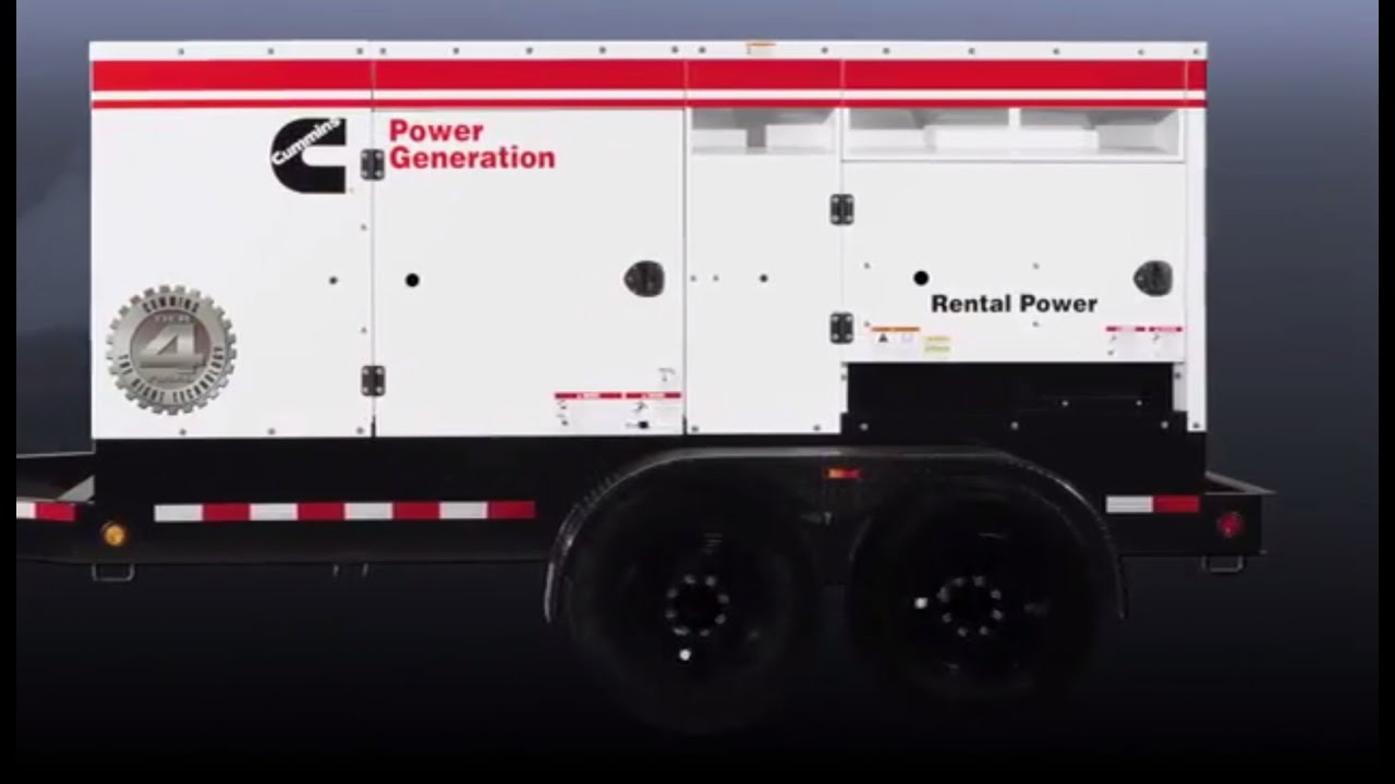 Take a walk around a Cummins Tier 4 Final Rental Generator