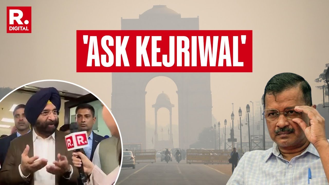 NOTA For AQI: Delhi Environment Minister Manjinder Singh Sirsa Confronted