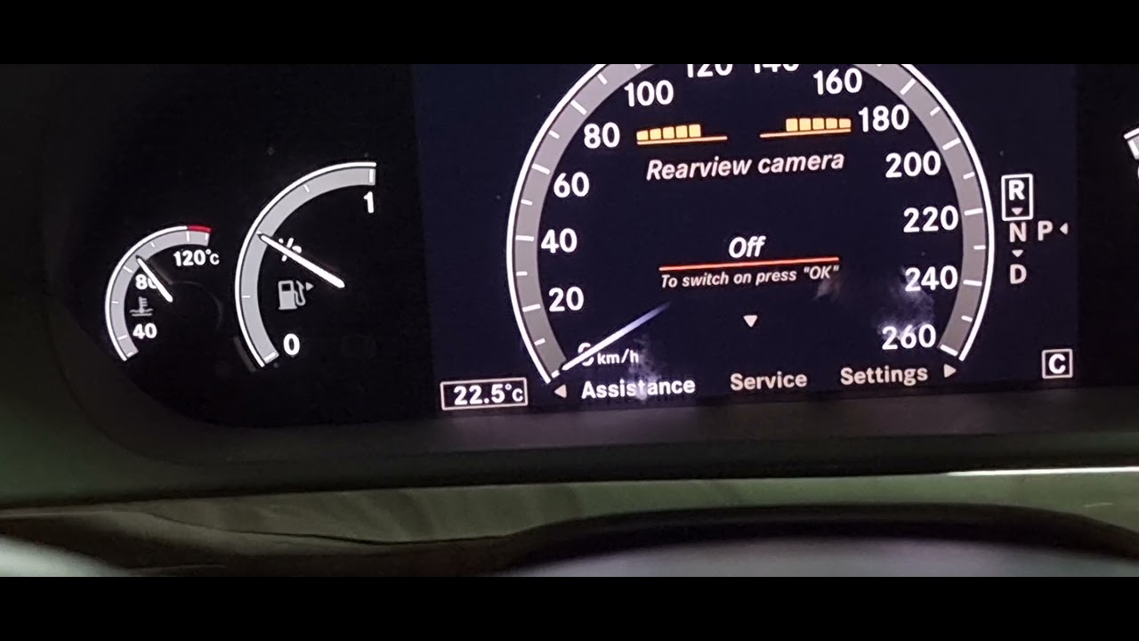 طريقة تشغيل كامرة المرسدس 221 البانوراما