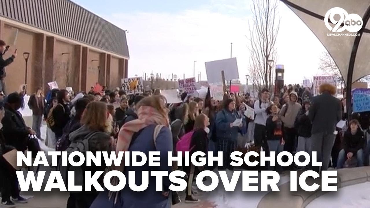 ICE walkouts continue to happen at high schools nationwide