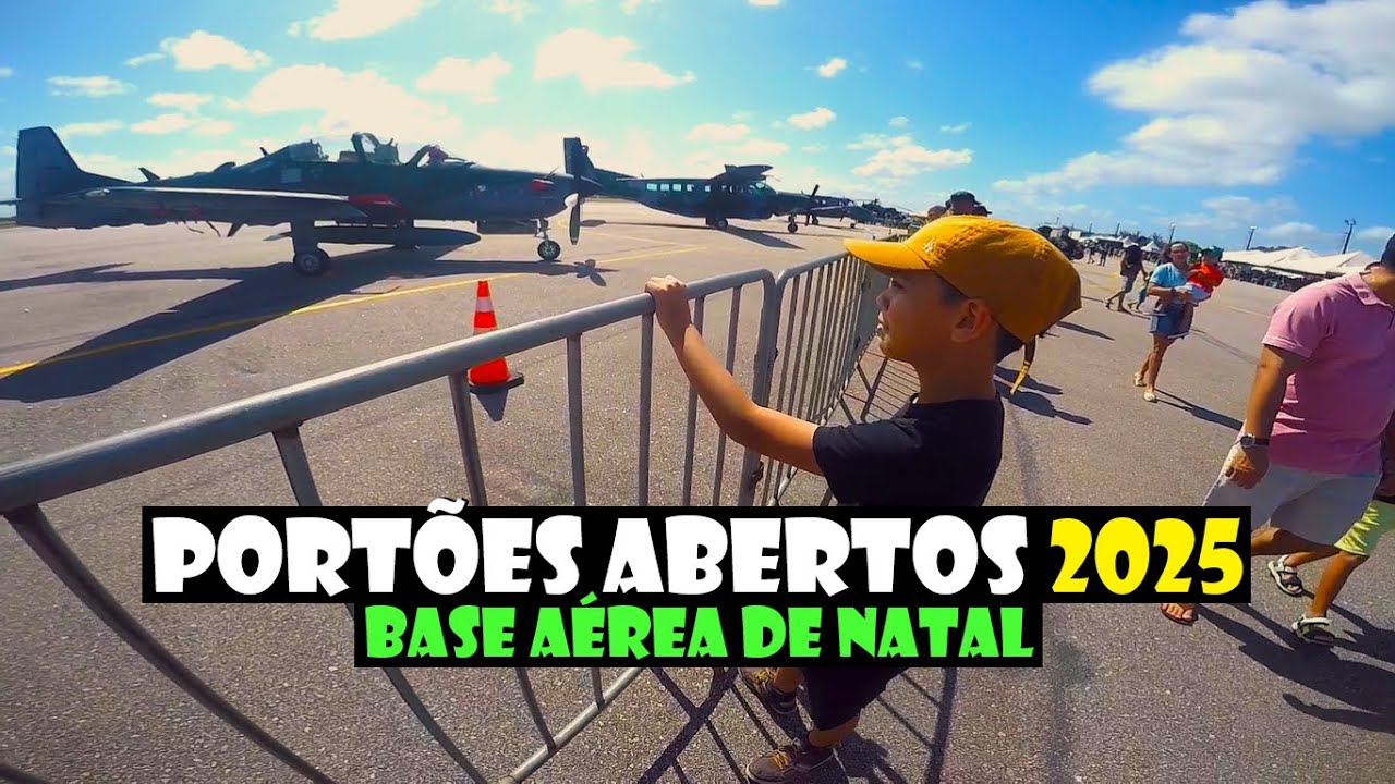 PORTÕES ABERTOS 2025 na BASE AÉREA DE NATAL #aviação #forçaaereabrasileira #supertucano #virago #prf