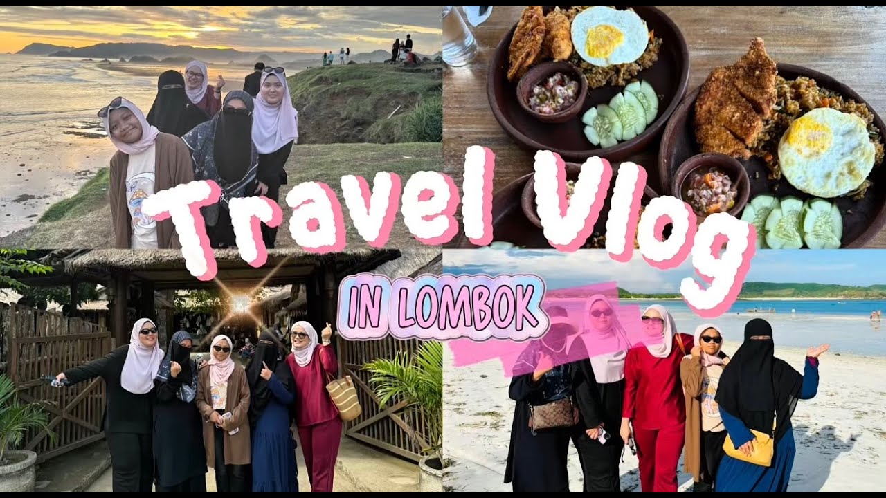 Ep1 | Trip Lombok! Kampung Tradisional, Pantai Cantik & Sunset View | Travel Vlog Malaysia 🇲🇾✈️🇮🇩