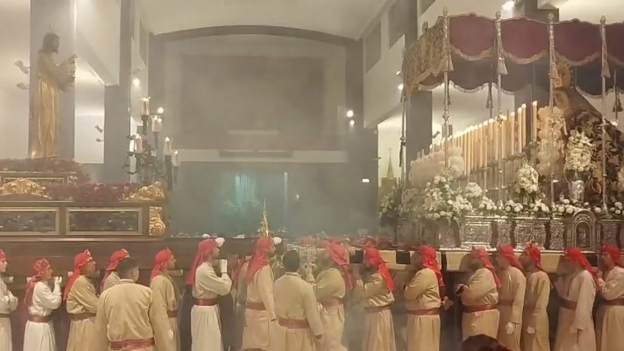HERMANDAD DE LA SANTA CENA DENTRO DE LA IGLESIA | MONTILLA 2024