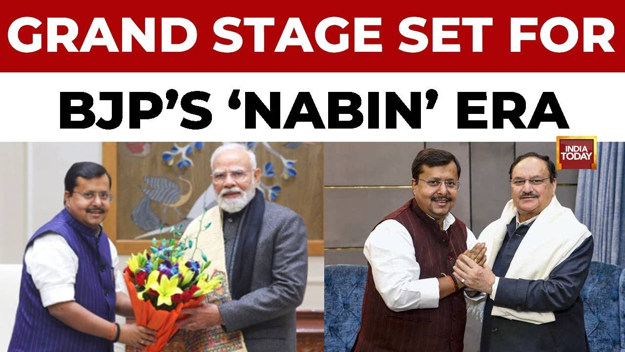 Nitin Nabin Set To Take Charge As BJP National President | Modi, Shah, Rajnath To Be Present