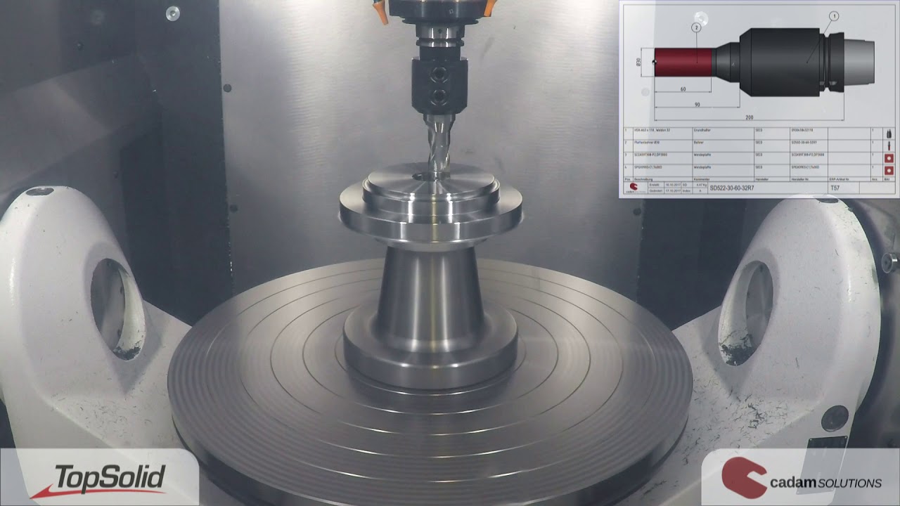 TopSolid'CAM Milling and Turning | SECO,  +GF+, Blaser, CADAM