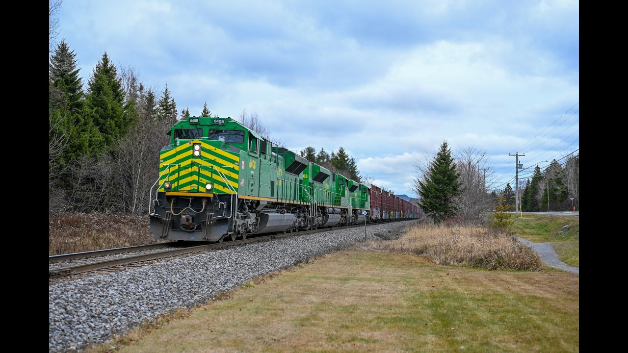 Chasing a Friendly NBSR 121 through Rural New Brunswick!