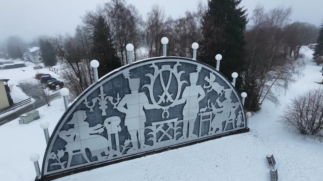 Größter Schwibbogen & Riesenpyramide Johanngeorgenstadt
