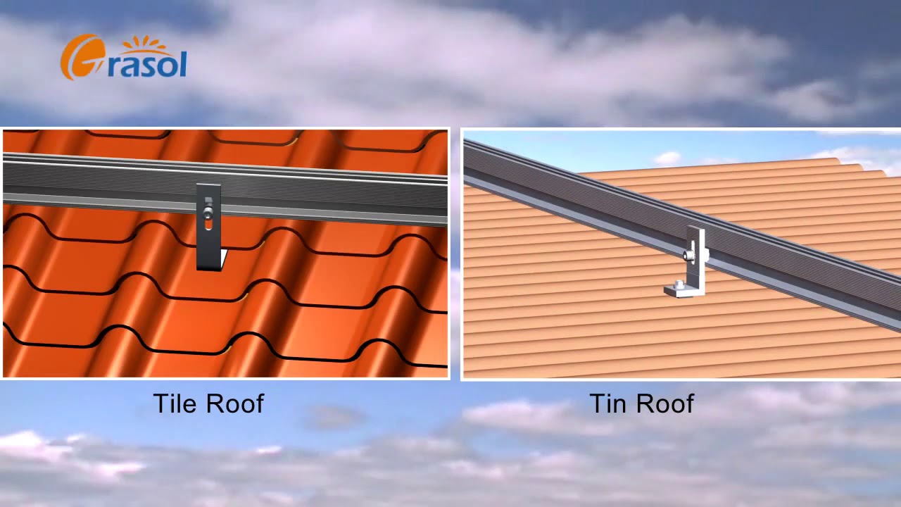 Grasol Pitched Roof Mounting Kit