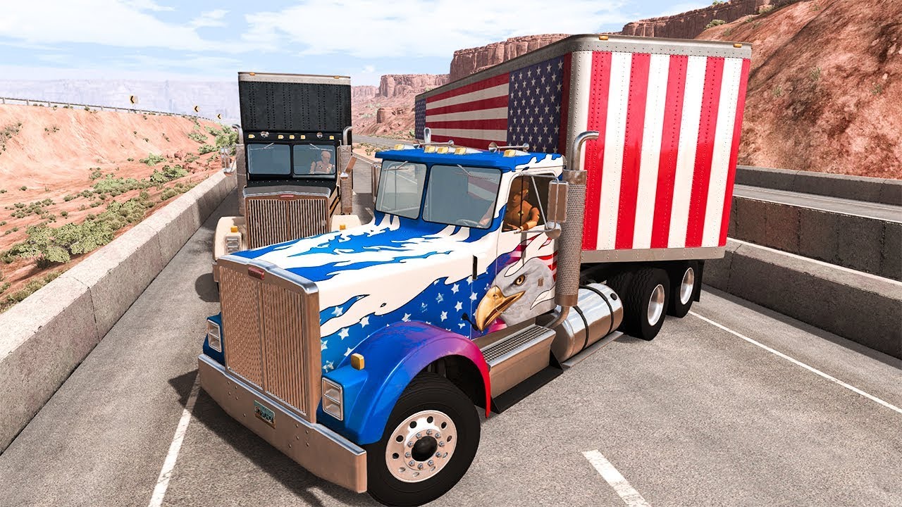 Truck Crashes #1 - BeamNG DRIVE