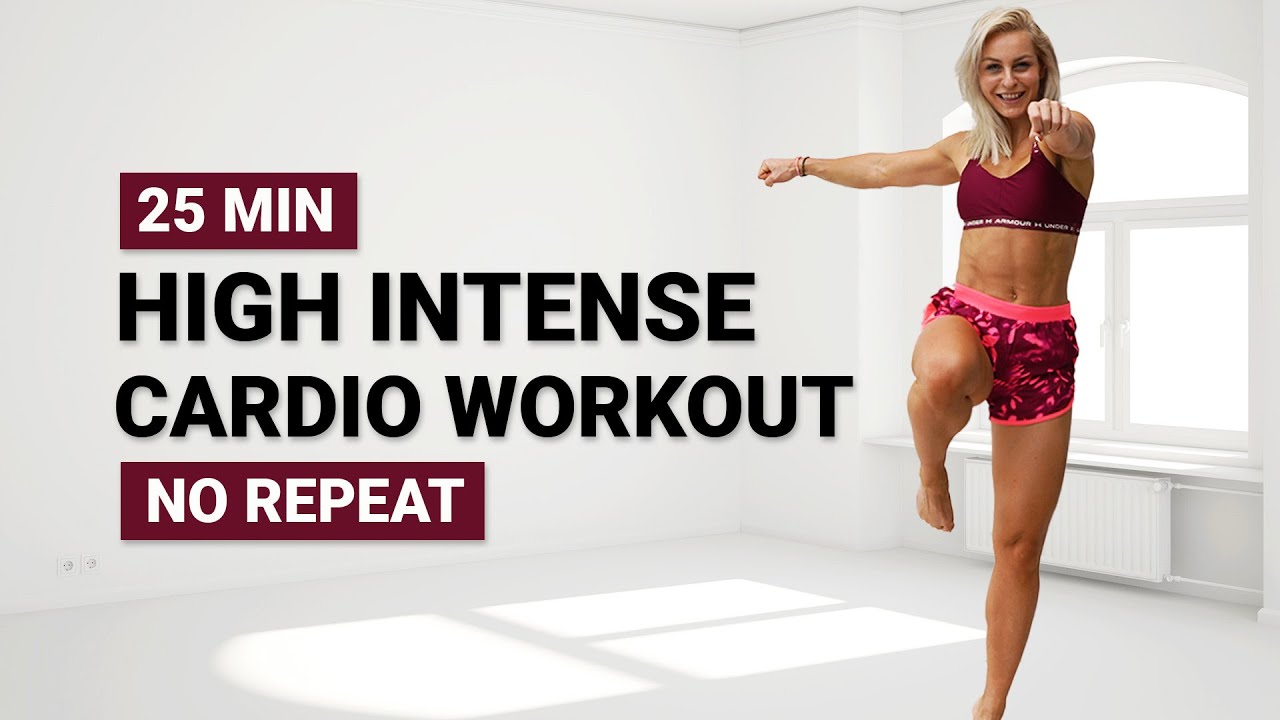 25 MIN HIGH INTENSITY WORKOUT | Full Body HIIT | Cardio | No Repeat | Super Sweaty